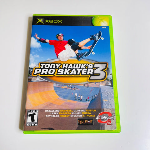 Tony Hawk's Pro Skater 3 - Microsoft Xbox  CIB, Complete Disc Surface Is As New