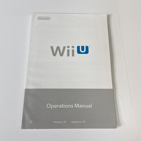 Nintendo Wii U - Operations Manual