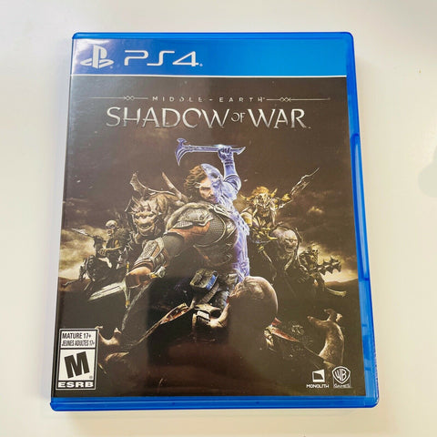 Middle-earth: Shadow of War (Sony PlayStation 4, 2017) CIB, Complete, VG
