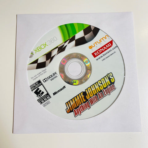 Jimmie Johnson's Anything With an Engine Microsoft Xbox 360, Disc Surface As New