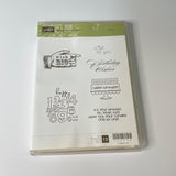 Stampin' Up! BRING ON THE CAKE 2 Stamp Sets Happy Birthday Wishes, New Open Box