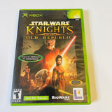 Star Wars: Knights of the Old Republic (Microsoft Xbox) CIB, Complete, VG
