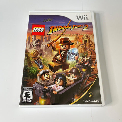 Lego Indiana Jones 2: The Adventure Continues (Nintendo Wii) CIB, Complete, VG