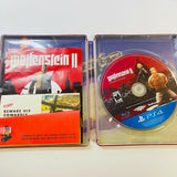 Wolfenstein II The New Colossus ( Playstation 4) Steelbook w/ Poster, VG
