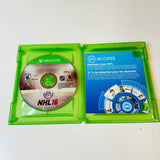 NHL 16 (Microsoft Xbox One, 2015) CIB, Complete, VG