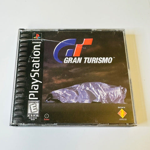 Gran Turismo (PlayStation 1, PS1) CIB, Complete,Black Label, Disc Surface As New