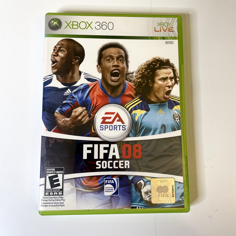 FIFA 08 Soccer ( Microsoft Xbox 360, 2007) CIB, Complete, Disc Surface Is As New