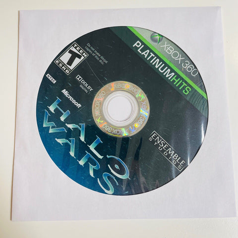 Halo Wars (Microsoft XBOX 360) Platinum Hits, Disc Surface Is As New!