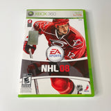 NHL 08 (Microsoft Xbox 360) CIB, Complete, Disc Surface Is As New!