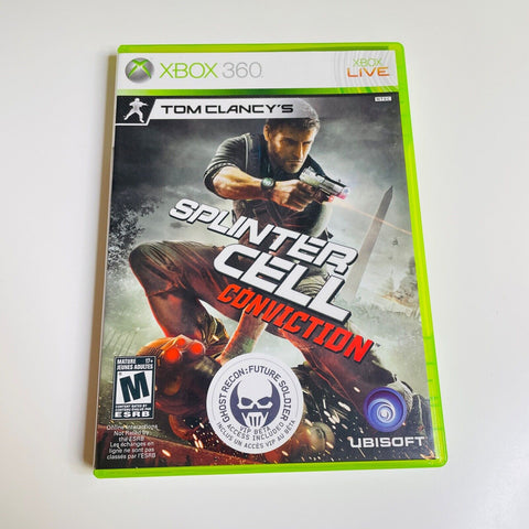 Tom Clancy's Splinter Cell: Conviction (Microsoft Xbox) CIB, Disc Surface As New