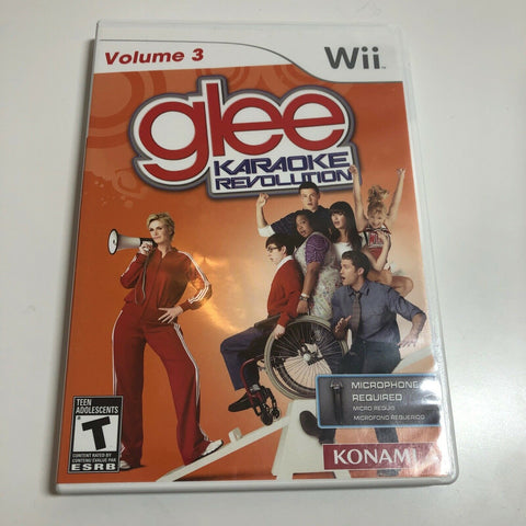 Wii Glee Karaoke Revolution Volume 3 - Complete, VG
