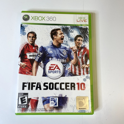 FIFA Soccer 10 (Microsoft Xbox 360, 2009) Disc Surface Is As New!