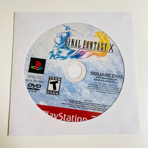 Final Fantasy X (Sony PlayStation 2, 2001) PS2, Disc Surface Is As New!