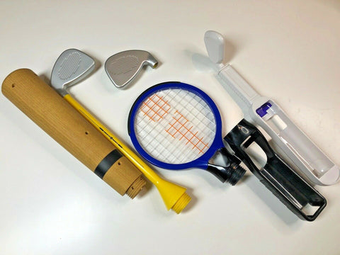Nintendo Wii Sports Accessories Golf Club, Tennis Racket, Baseball Bat