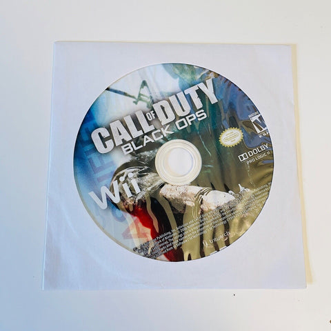 Call of Duty: Black Ops (Nintendo Wii, 2010) Disc Surface Is As New!