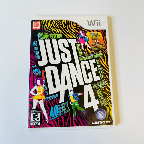 Just Dance 4 - Wii Nintendo, CIB, Complete, Disc Surface Is As New!