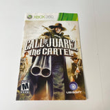 Call of Juarez: The Cartel (Microsoft Xbox 360, 2011) Manual Only, No Game!