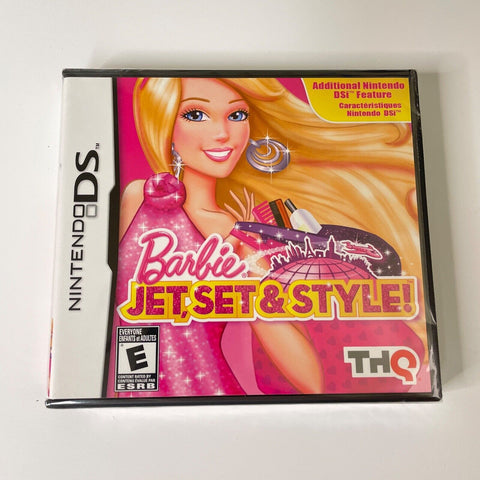 Barbie: Jet, Set & Style (Nintendo DS, 2011) Brand New Sealed!