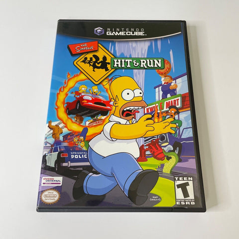 The Simpsons Hit & Run - Gamecube, CIB, Complete, Disc Surface Is As New!