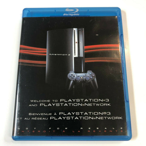 Welcome To PlayStation 3 And PlayStation Network Blu Ray Disc