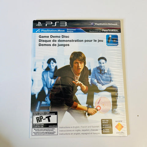 Playstation 3 Ps3 Move Game Demo Disc PS3