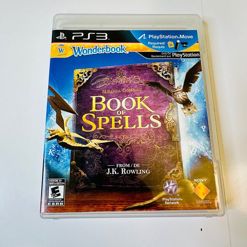 Wonderbook Book of Spells (Sony PlayStation 3, 2012 PS3)