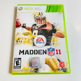 Madden NFL 11 (Microsoft Xbox 360, 2010) CIB, Complete, VG