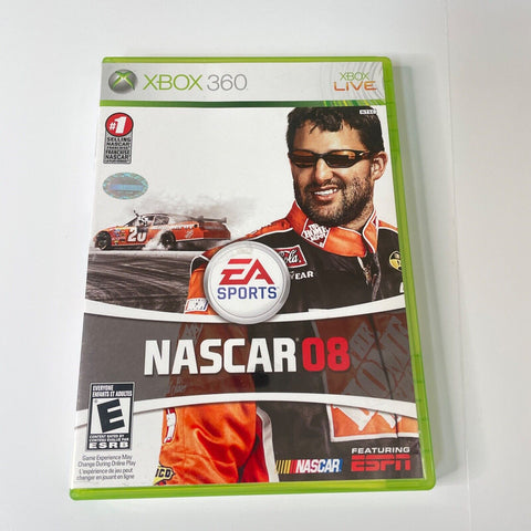 NASCAR 08 (Microsoft Xbox 360) CIB, Complete, VG Disc Surface Is As New!