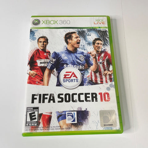FIFA Soccer 10 (Microsoft Xbox 360, 2009) CIB, Complete, Disc Surface Is As New!