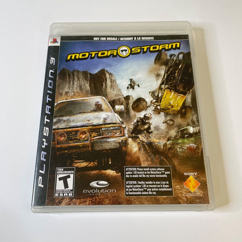 MotorStorm (PS3, 2007) CIB, Complete, VG