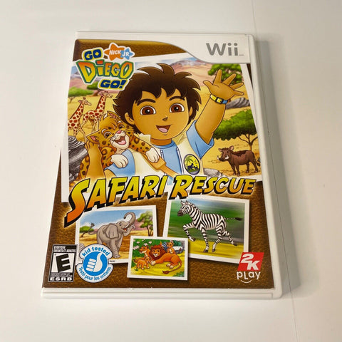 Go, Diego, Go Safari Rescue (Nintendo Wii) CIB, Complete, Disc Surface Mint!