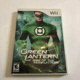 Green Lantern: Rise of the Manhunters (Nintendo Wii, 2011) Complete, VG