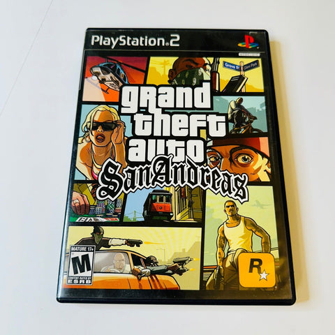 Grand Theft Auto: San Andreas, PlayStation 2, PS2, CIB, Complete, Disc Is Mint!