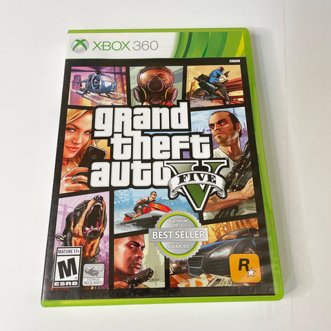 Grand Theft Auto V (Microsoft Xbox 360) VG, Discs are Mint!