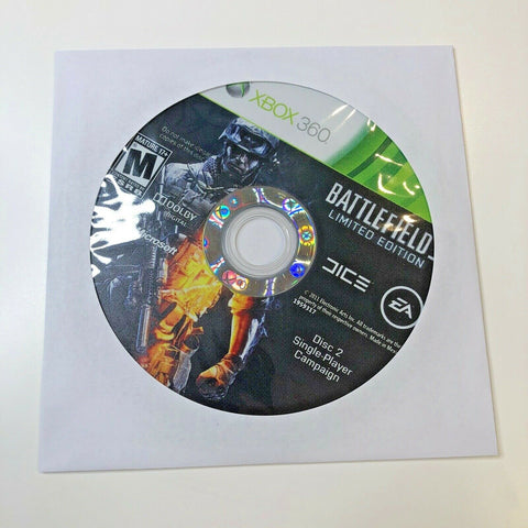 Battlefield 3 Limited Edition (Xbox 360) Disc 2 Only