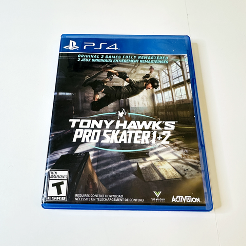 Tony Hawk's Pro Skater 1 and 2  1+2 (PlayStation 4 PS4) CIB, Complete, VG