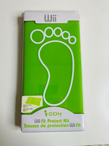 Wii Fit Board I-Con Protector Kit Green Protective Cover Sleeve