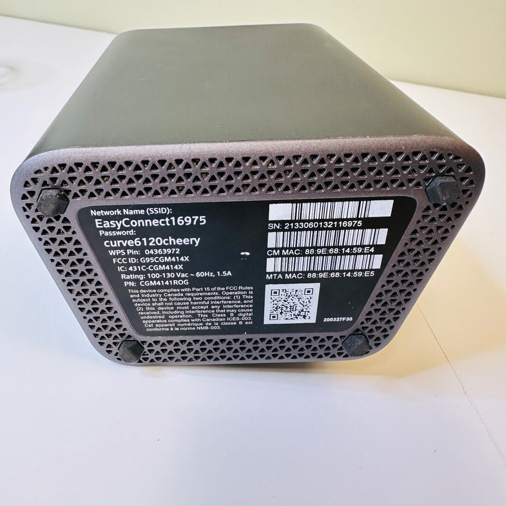 Rogers Ignite router/Modem CGM4141ROG, Power Cable EasyConnect, Read D ...