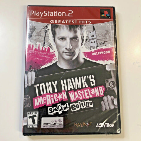 Tony Hawk's American Wasteland PS2 Special Ed (Sony PlayStation 2, 2006) Sealed!