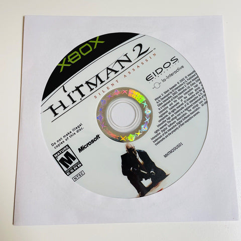 Hitman 2: Silent Assassin (Microsoft Xbox, 2003) Disc Surface Is As New!