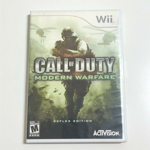 Call of Duty: Modern Warfare -- Reflex Edition (Nintendo Wii, 2009) Complete,VG