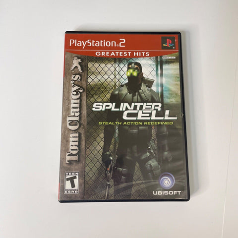 Tom Clancy's Splinter Cell Stealth Action Redefined Playstation 2, PS2 Mint Disc