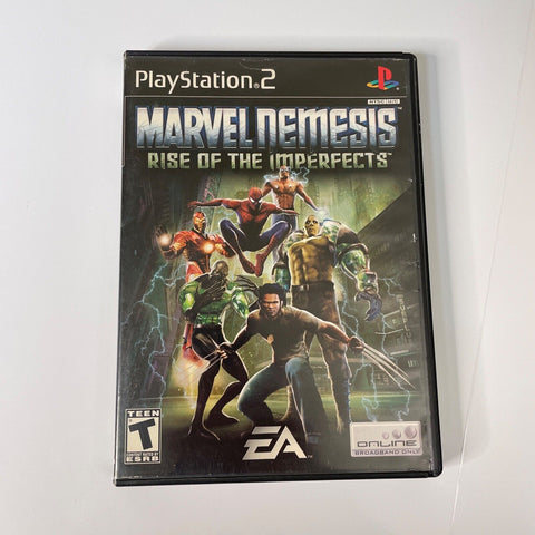 Marvel Nemesis: Rise of the Imperfects PlayStation 2 PS2 CIB Disc Surface As New