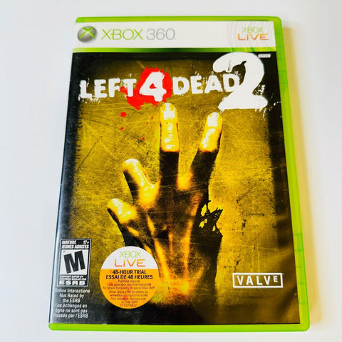 Left 4 Dead 2 (Xbox 360, 2009) CIB, Complete, Disc Surface Is As New!
