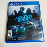 Need for Speed (Sony PlayStation 4 / PS4, 2015) CIB, Complete, VG