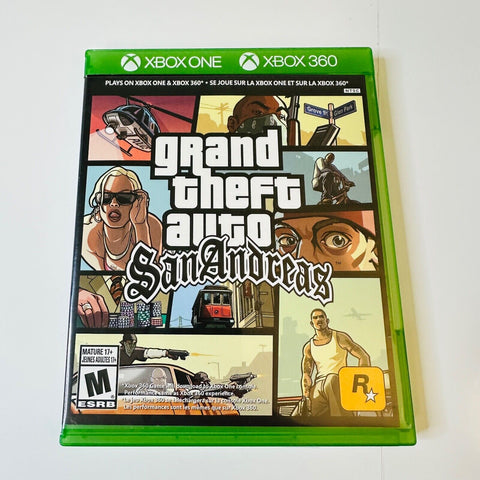 Grand Theft Auto: San Andreas - Microsoft Xbox ONE / XBOX 360, CIB, Complete, VG