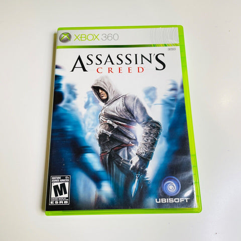 Assassin's Creed (Microsoft Xbox 360, 2007) CIB, Complete, VG