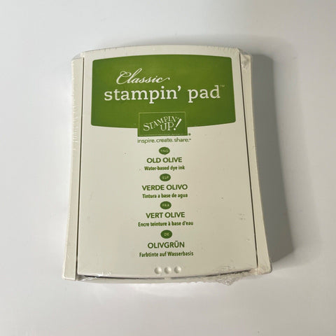 Stampin' Pad Stampin' Up Earth Elements Classic , SEALED Old Olive