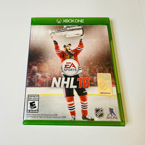 NHL 16 (Microsoft Xbox One, 2015) CIB, Complete, VG