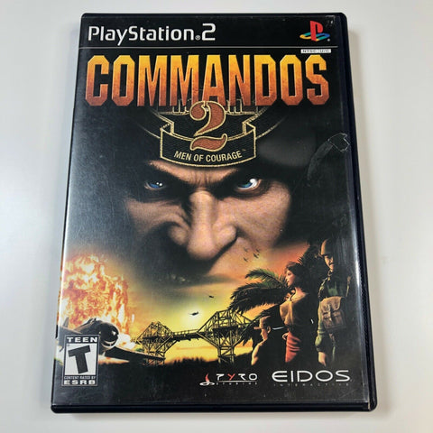 Commandos 2: Men of Courage (Sony PlayStation 2, 2002 PS2) CIB, Complete, VG